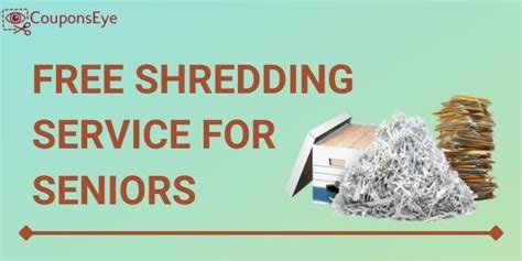 Document shredding events utilize state-of-the-art mobile shredding trucks, which are faster, more efficient, and have a high-volume destruction process. . Free paper shredding for seniors near me